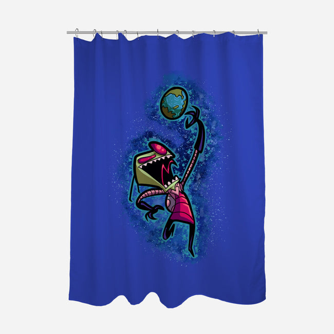 My Planet Earth-None-Polyester-Shower Curtain-nickzzarto
