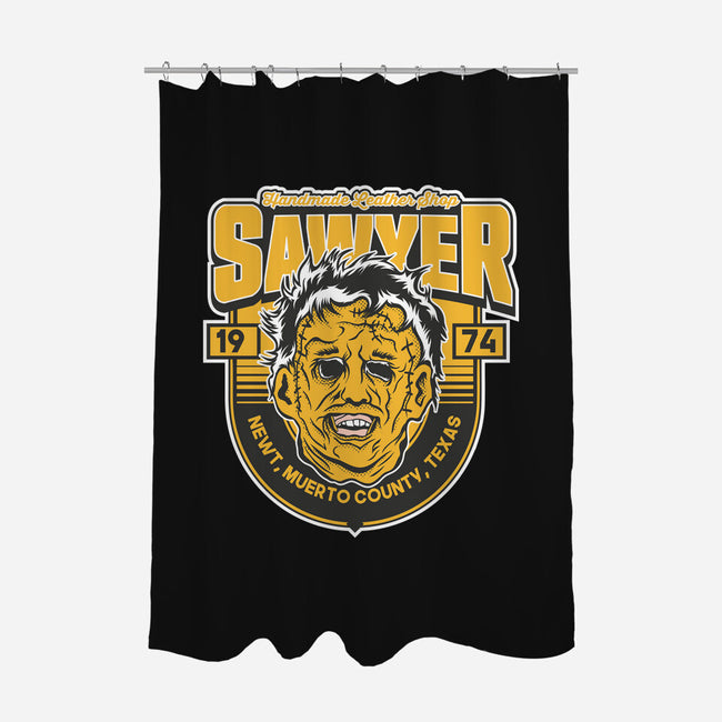 Sawyer Leather-None-Polyester-Shower Curtain-CarloJ1956