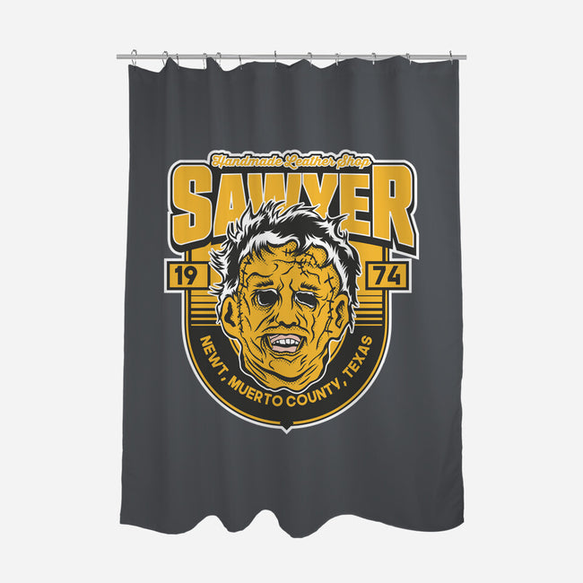 Sawyer Leather-None-Polyester-Shower Curtain-CarloJ1956