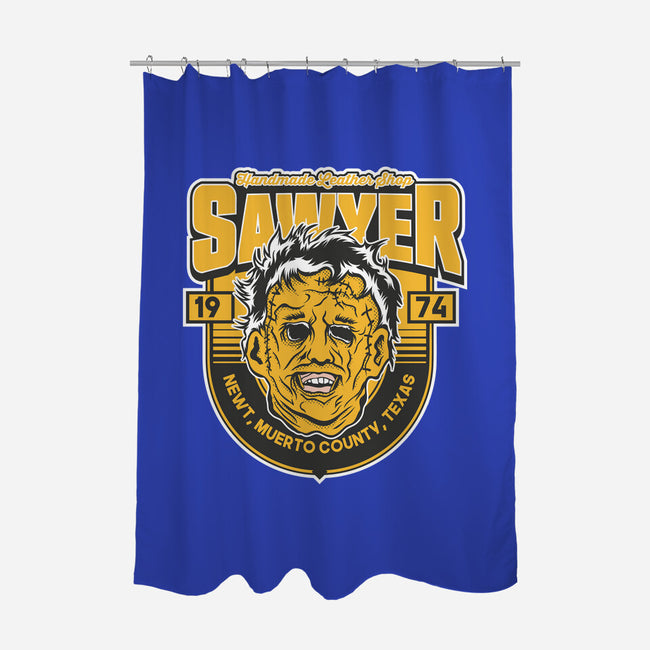 Sawyer Leather-None-Polyester-Shower Curtain-CarloJ1956