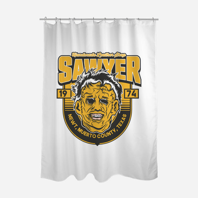Sawyer Leather-None-Polyester-Shower Curtain-CarloJ1956