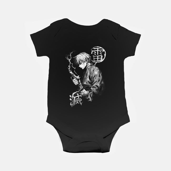 Thunder Breathing Kata-Baby-Basic-Onesie-fanfabio