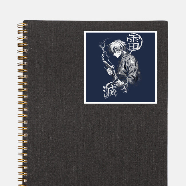 Thunder Breathing Kata-None-Glossy-Sticker-fanfabio