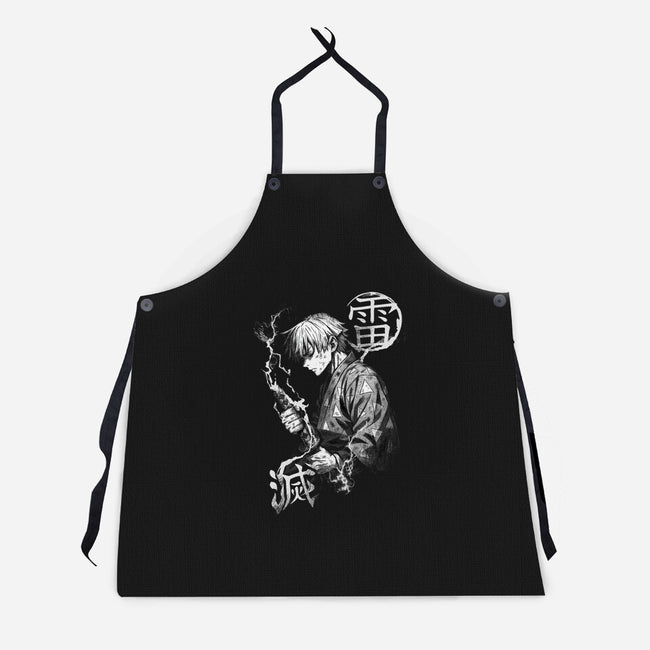 Thunder Breathing Kata-Unisex-Kitchen-Apron-fanfabio