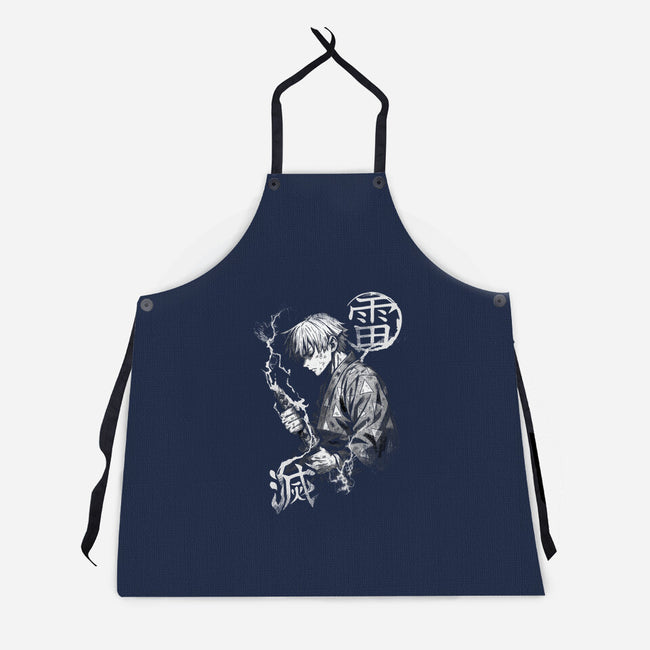 Thunder Breathing Kata-Unisex-Kitchen-Apron-fanfabio