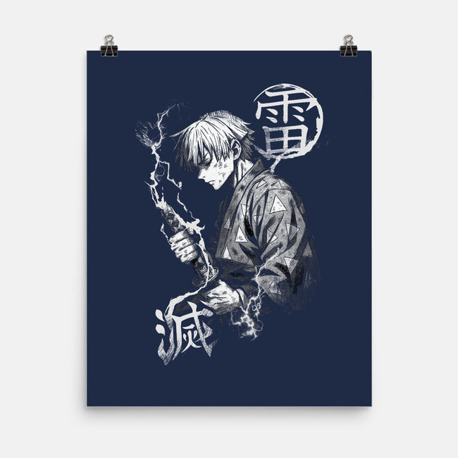 Thunder Breathing Kata-None-Matte-Poster-fanfabio