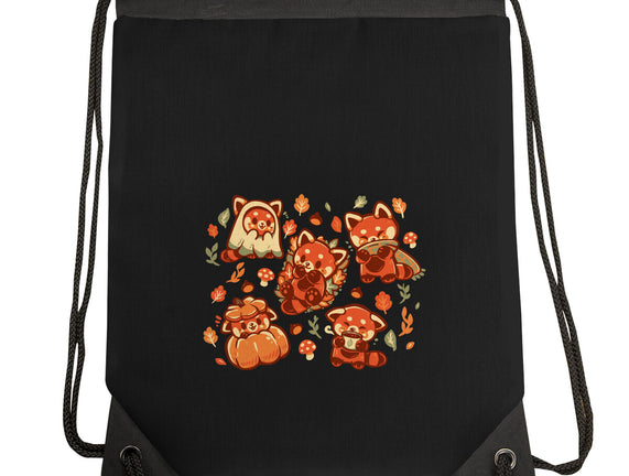 Red Panda Autumn Time