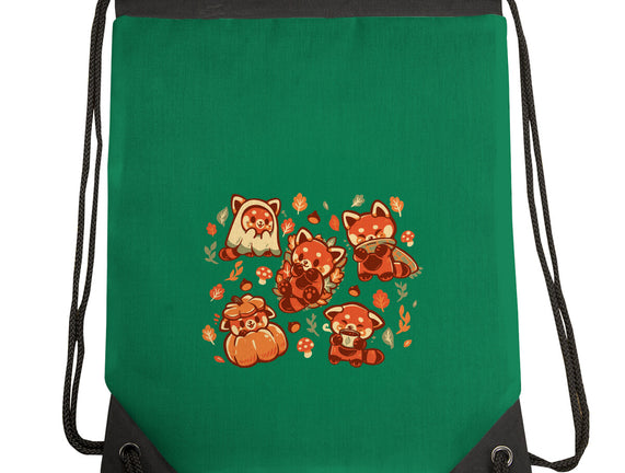 Red Panda Autumn Time