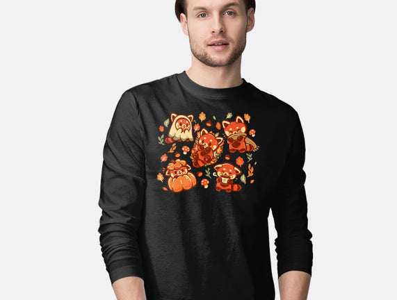 Red Panda Autumn Time