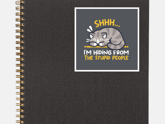 Hiding From The Stupid People