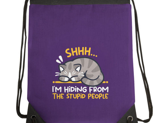 Hiding From The Stupid People