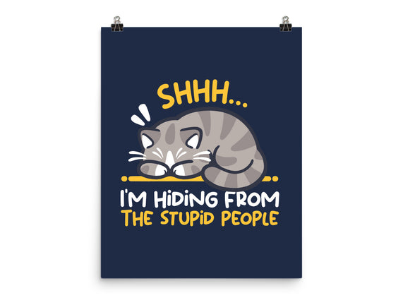 Hiding From The Stupid People