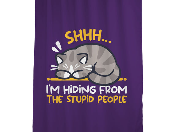 Hiding From The Stupid People