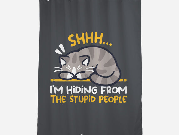 Hiding From The Stupid People