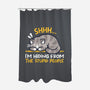 Hiding From The Stupid People-None-Polyester-Shower Curtain-NemiMakeit