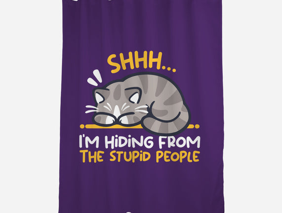 Hiding From The Stupid People