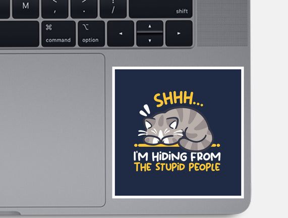 Hiding From The Stupid People