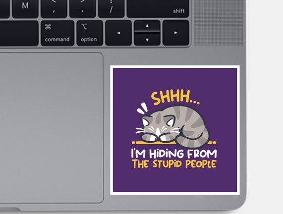 Hiding From The Stupid People