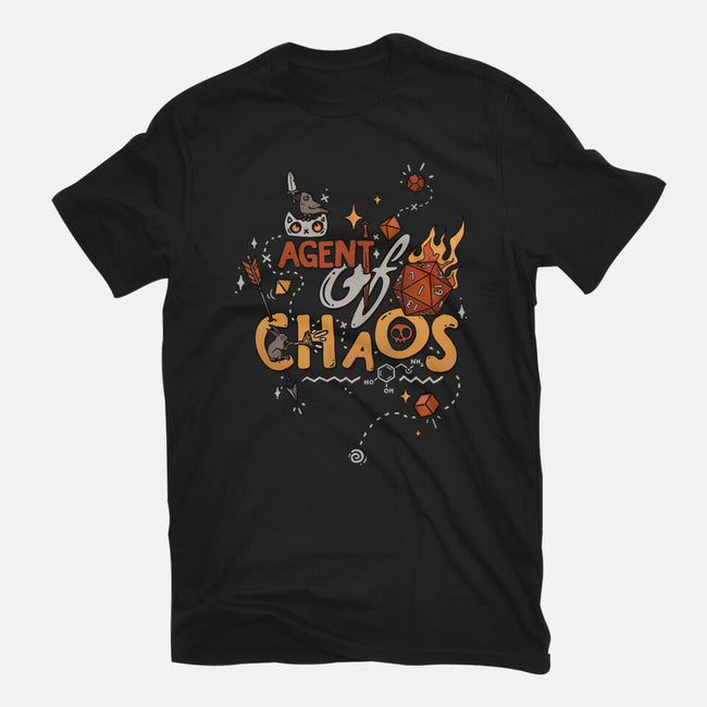 Agent Of Chaos-Mens-Basic-Tee-keyvei