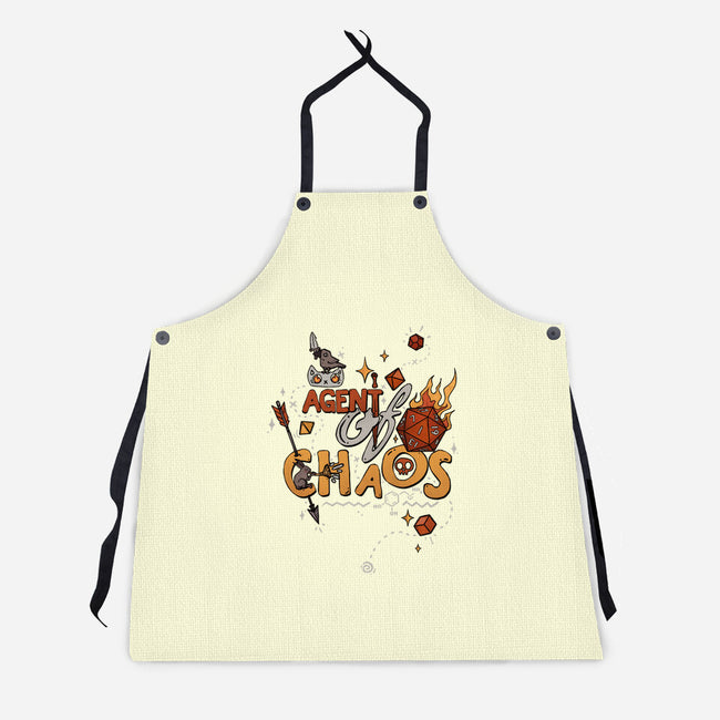 Agent Of Chaos-Unisex-Kitchen-Apron-keyvei
