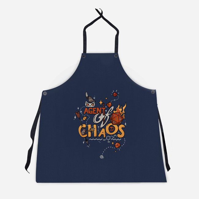 Agent Of Chaos-Unisex-Kitchen-Apron-keyvei
