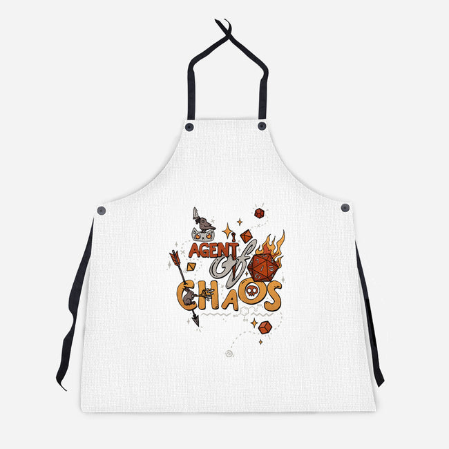 Agent Of Chaos-Unisex-Kitchen-Apron-keyvei