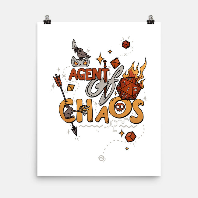 Agent Of Chaos-None-Matte-Poster-keyvei