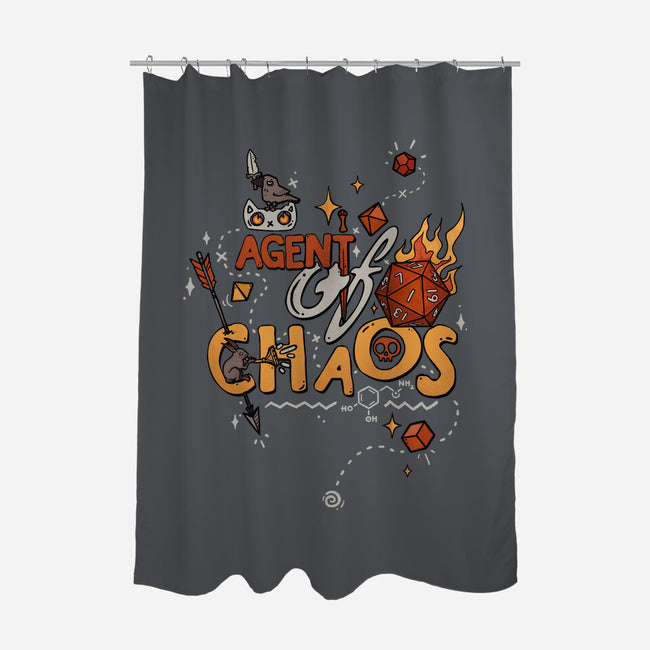 Agent Of Chaos-None-Polyester-Shower Curtain-keyvei