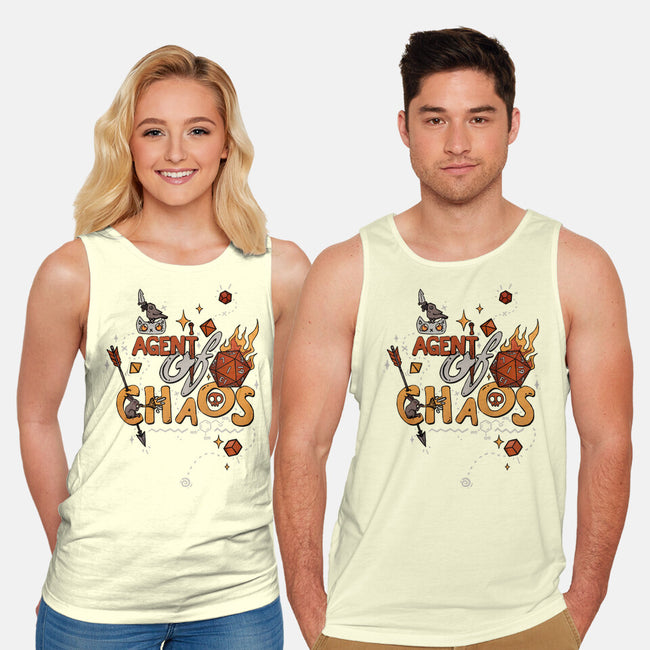 Agent Of Chaos-Unisex-Basic-Tank-keyvei