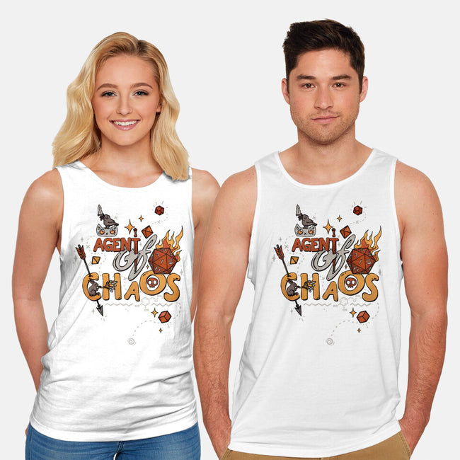 Agent Of Chaos-Unisex-Basic-Tank-keyvei