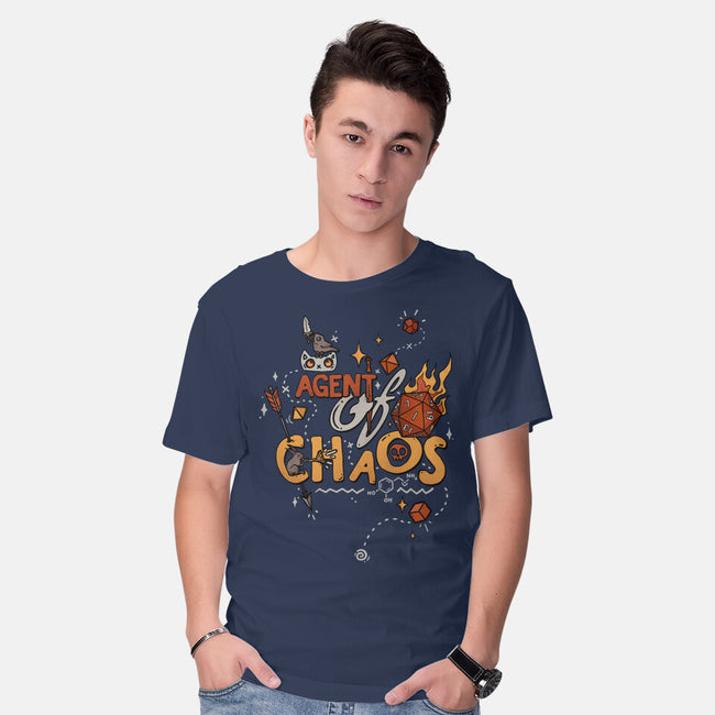 Agent Of Chaos-Mens-Basic-Tee-keyvei
