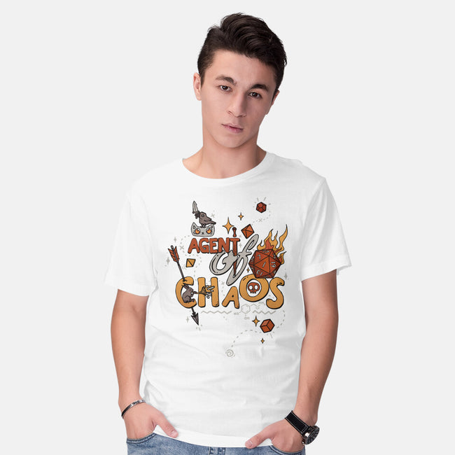 Agent Of Chaos-Mens-Basic-Tee-keyvei