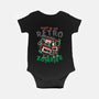 Night Of The Retro Zombies-Baby-Basic-Onesie-glitchygorilla