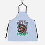 Night Of The Retro Zombies-Unisex-Kitchen-Apron-glitchygorilla