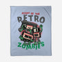 Night Of The Retro Zombies-None-Fleece-Blanket-glitchygorilla