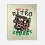 Night Of The Retro Zombies-None-Fleece-Blanket-glitchygorilla