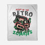 Night Of The Retro Zombies-None-Fleece-Blanket-glitchygorilla