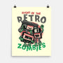 Night Of The Retro Zombies-None-Matte-Poster-glitchygorilla