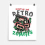 Night Of The Retro Zombies-None-Matte-Poster-glitchygorilla