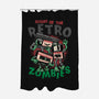 Night Of The Retro Zombies-None-Polyester-Shower Curtain-glitchygorilla