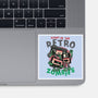 Night Of The Retro Zombies-None-Glossy-Sticker-glitchygorilla