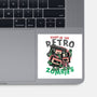 Night Of The Retro Zombies-None-Glossy-Sticker-glitchygorilla
