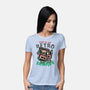 Night Of The Retro Zombies-Womens-Basic-Tee-glitchygorilla