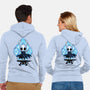 Little Ghost-Unisex-Zip-Up-Sweatshirt-rmatix