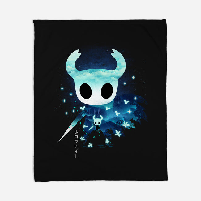 The Knight Landscape-None-Fleece-Blanket-dandingeroz