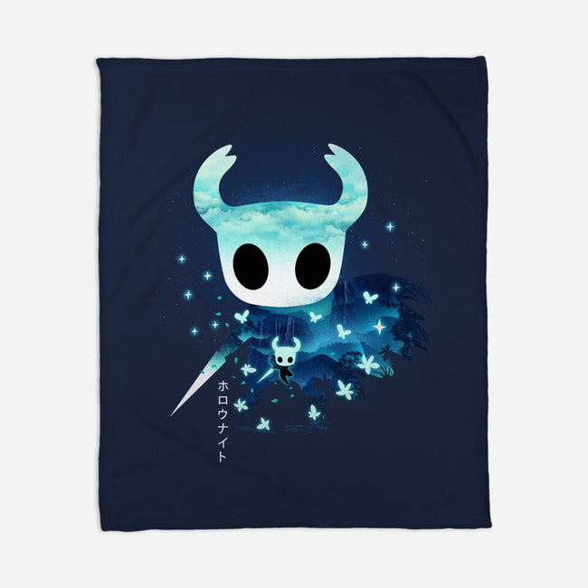 The Knight Landscape-None-Fleece-Blanket-dandingeroz