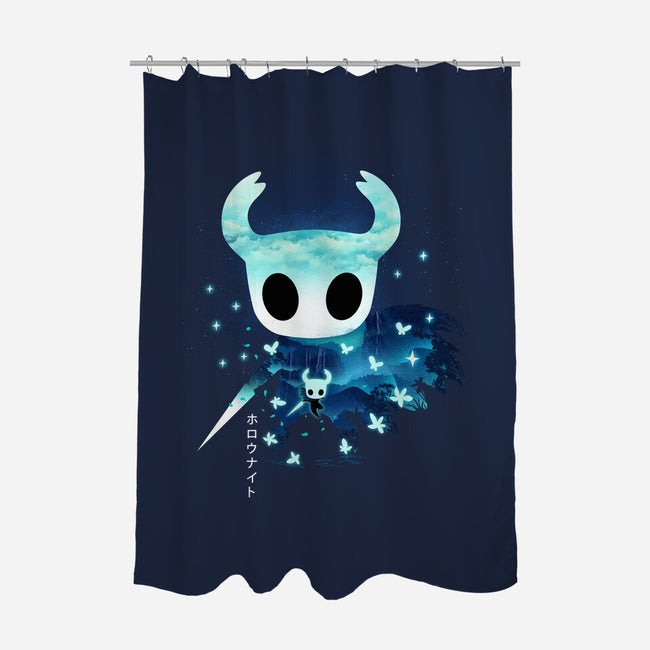 The Knight Landscape-None-Polyester-Shower Curtain-dandingeroz