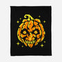 Moon Pumpkin-None-Fleece-Blanket-GoblinTengu