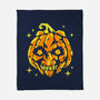 Moon Pumpkin-None-Fleece-Blanket-GoblinTengu
