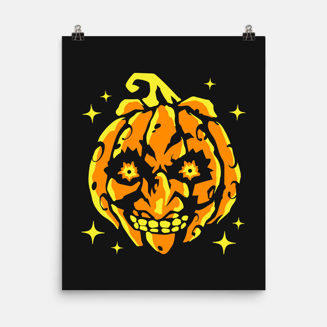 Moon Pumpkin-None-Matte-Poster-GoblinTengu